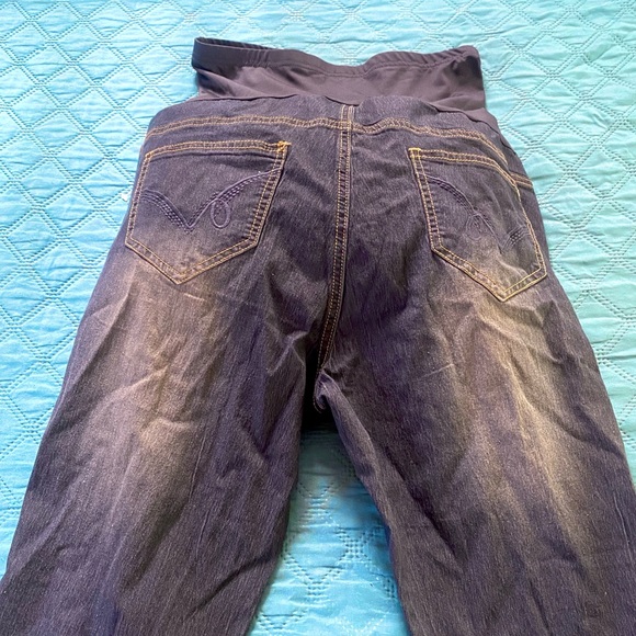 Maternity Oh! Mamma Skinny Jeans with Open Hem medium (NEW no tag 🏷) - Picture 9 of 13